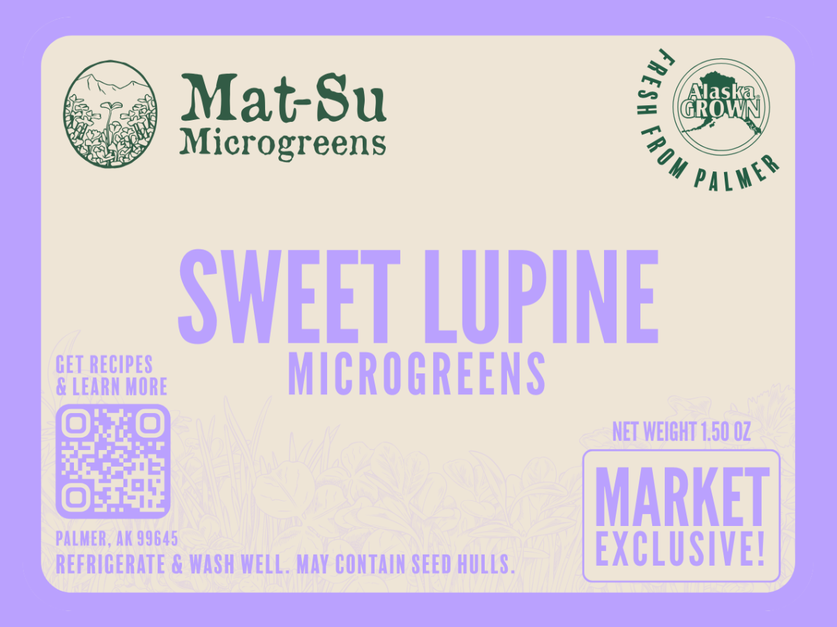 Sweet Lupine Microgreens