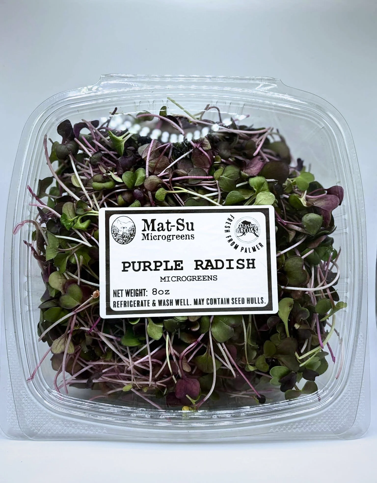 Purple Radish Microgreens