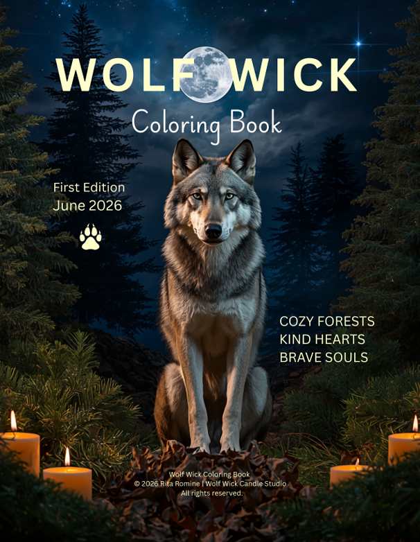WOLF WICK COLORING BOOK ™ | DIGITAL DOWNLOAD