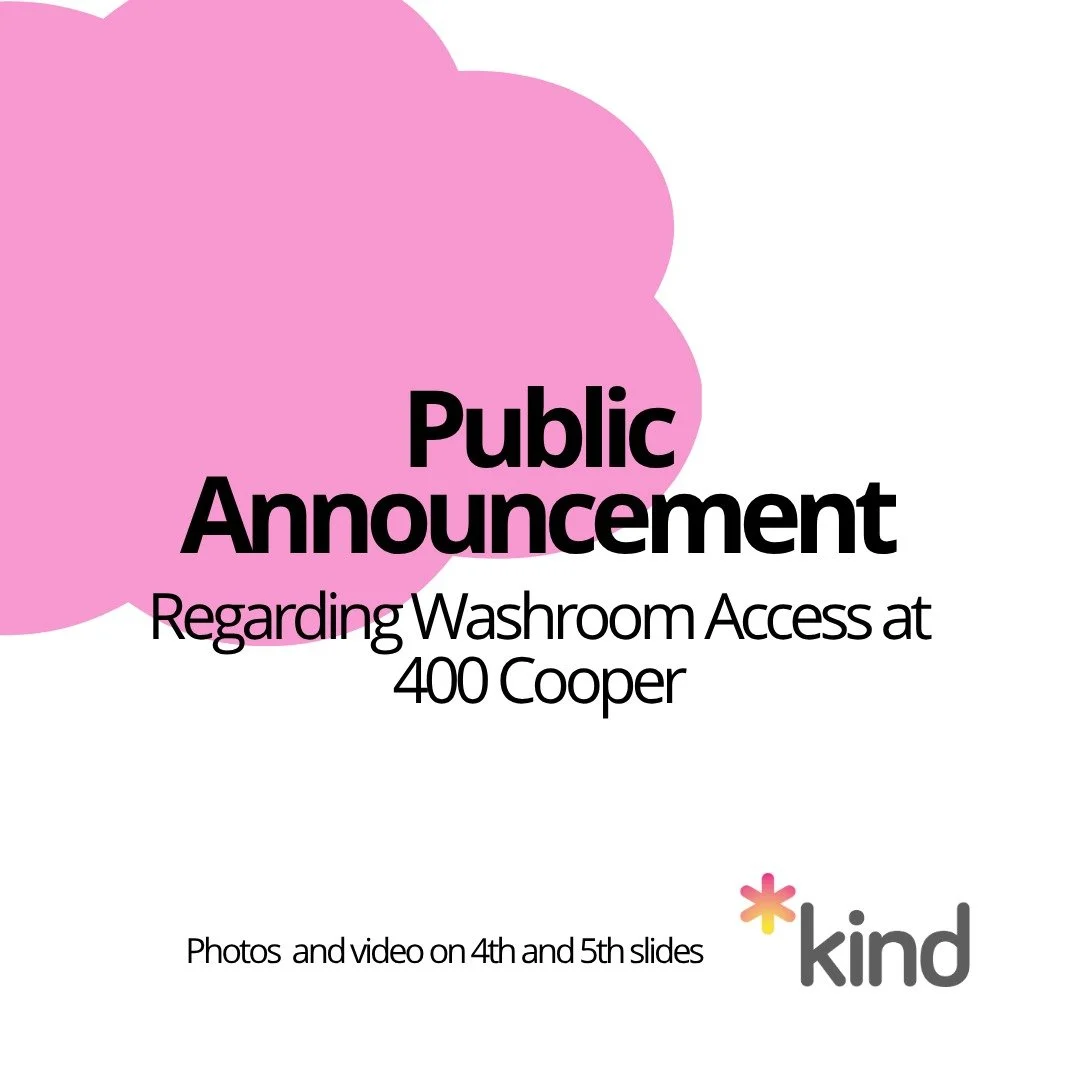Hi friends, on March 20th, the property managers of our building changed how people can access the washrooms on the 9th floor. 

Read the full announcement at the link in our bio. Photos and video at the end.