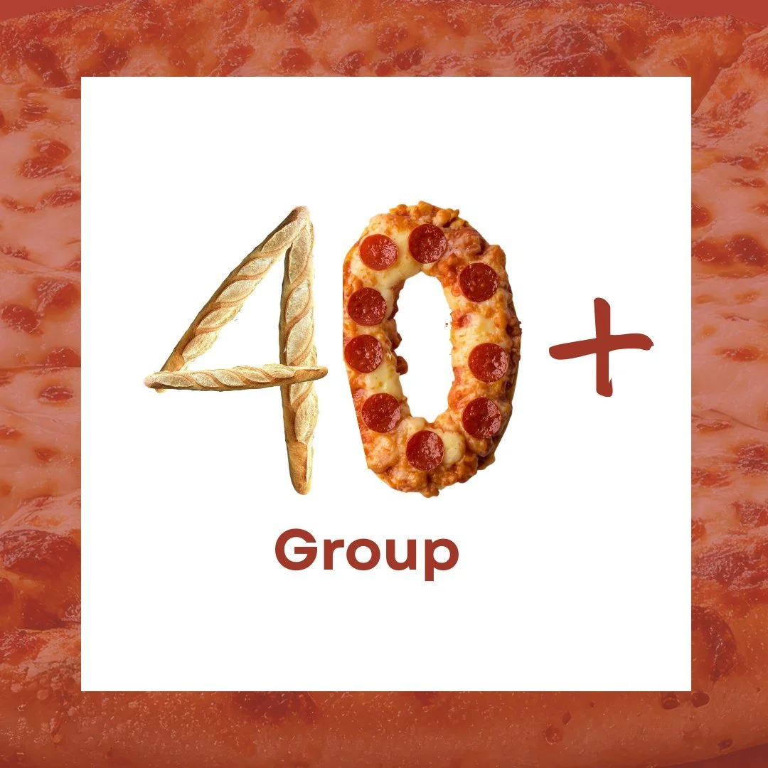 Kind Space is announcing a change for our Fabulous 40's program!

Now reintroducing as our "40+ Group" for 2SLGBTQIA+ people in Ottawa! This is a dedicated space for people primarily over 40 to socialize often over a slice! Kind Space will 