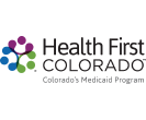 Health First Colorado logo with colorful interconnected circles and text