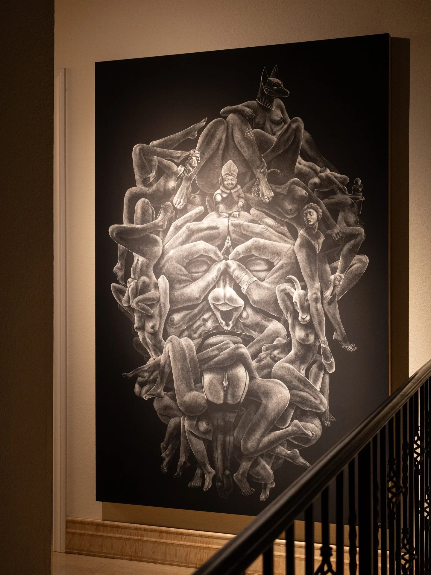 &ldquo;Made-up God&rdquo; 2025
.
.
.
#fineart #contemporaryart #figurativeart #surrealart #conceptualart