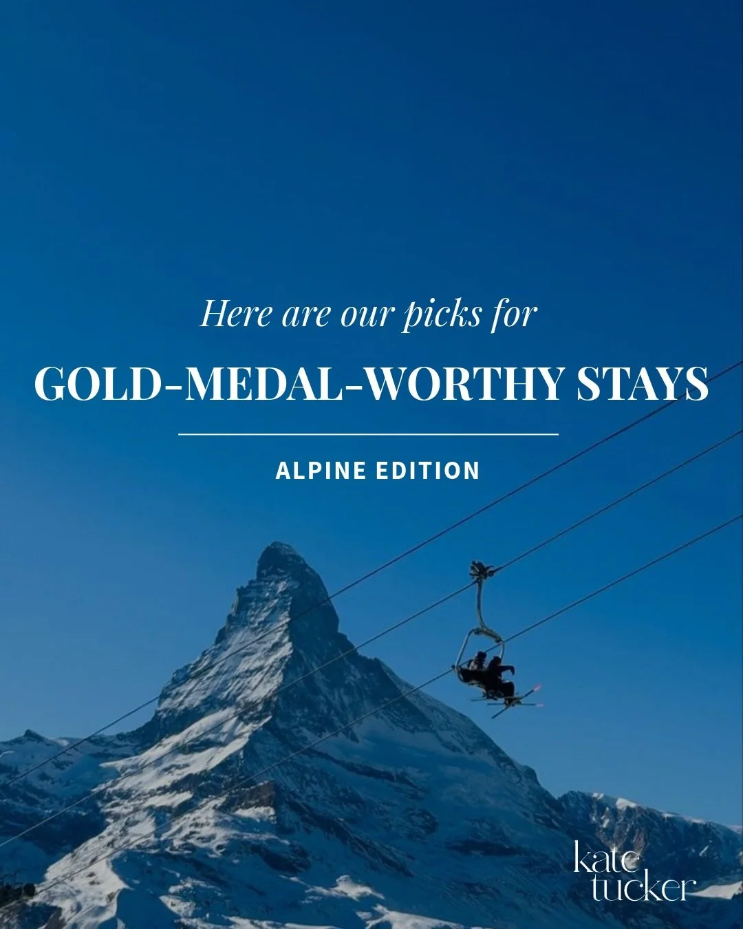 With the Olympics in full swing, we&rsquo;re sharing a few of our favorite winter icons. From slopeside luxury to legendary apr&egrave;s and world-class spas, these European mountain stays really do have it all!