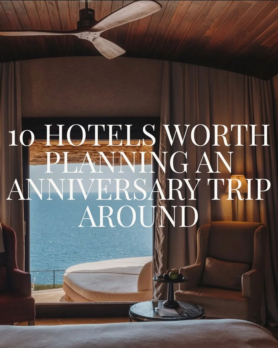 If there&rsquo;s ever a good excuse to plan a trip around an incredible hotel, I think an anniversary is it. 

The hard part is choosing just one.