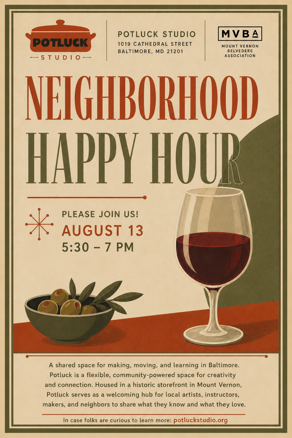 MVBA Neighborhood Happy Hour