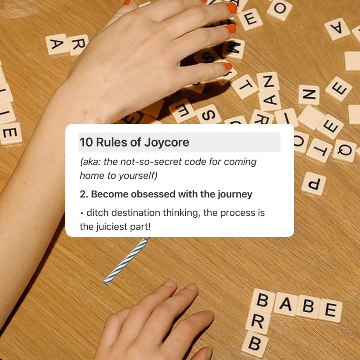 🍊 rule number 2 🍊