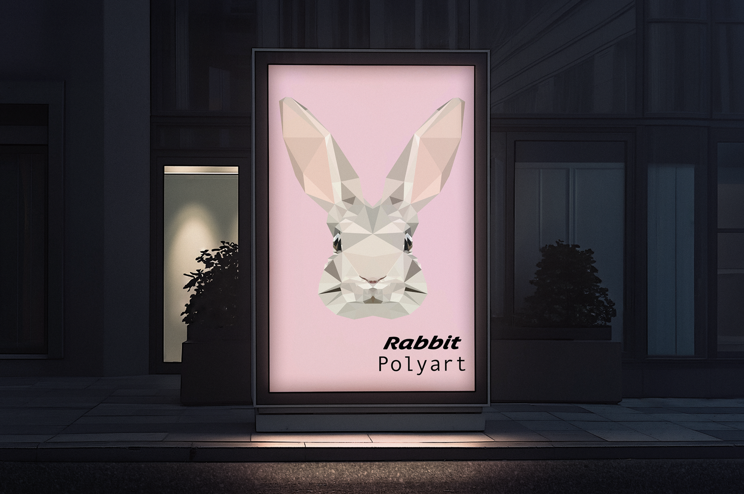 Polyart created in photoshop utilizing a source image and drawing triangle shapes over it and filling in the corresponding color.