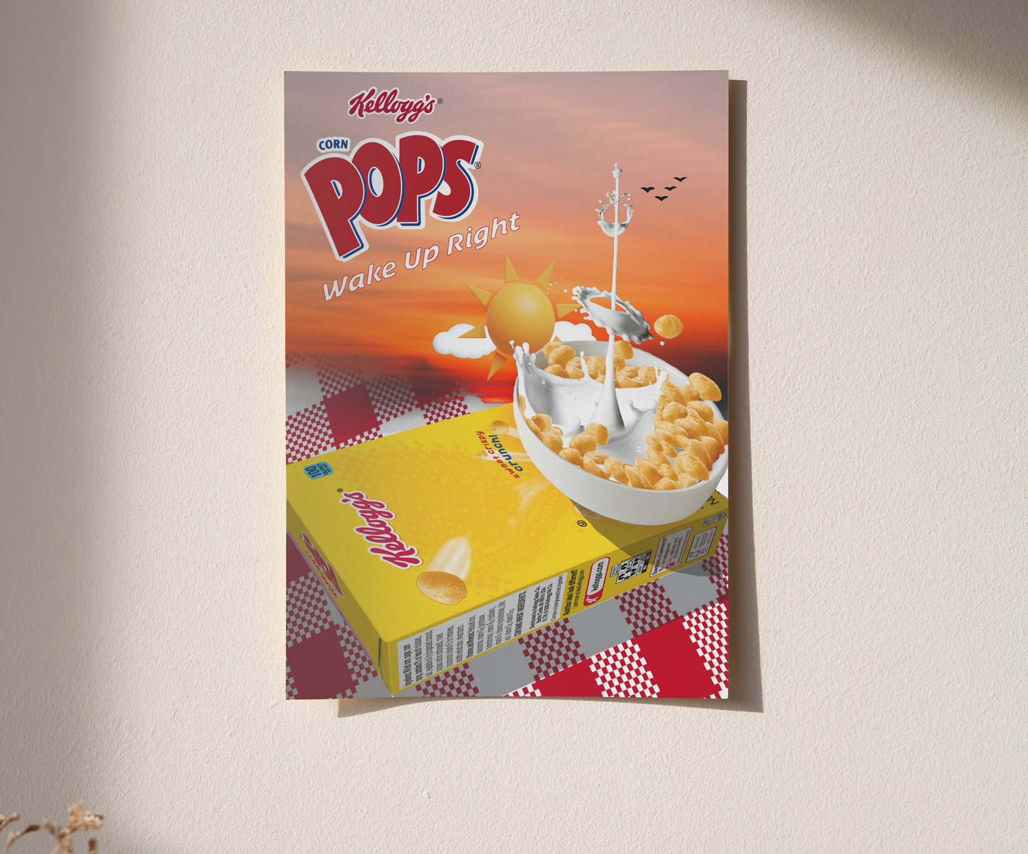 Pop-up art poster, created in Photoshop.
