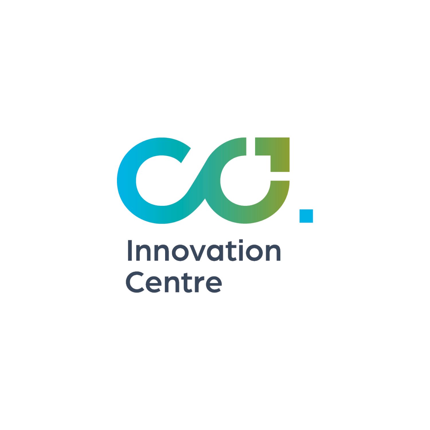 Logo of the Innovation Centre featuring a stylized 'IC' in blue and green with a small blue square, and the words 'Innovation Centre' below.