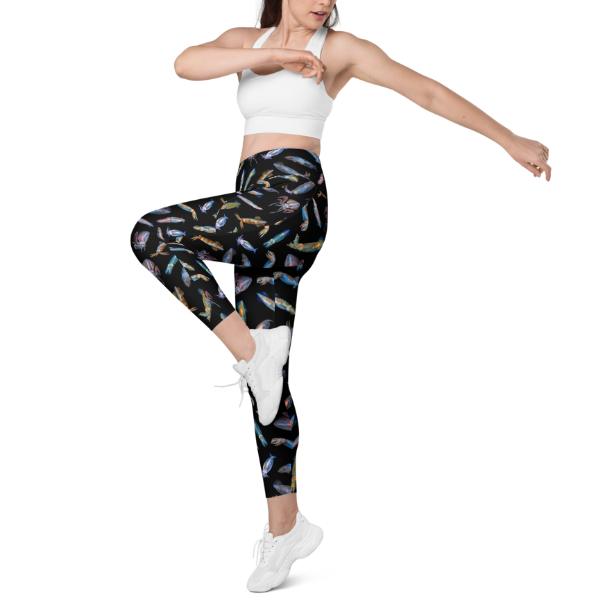 SQUID PARTY RECYCLED LEGGINGS W/POCKETS