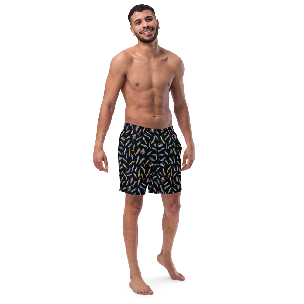 SQUID PARTY MEN’S SWIM TRUNKS