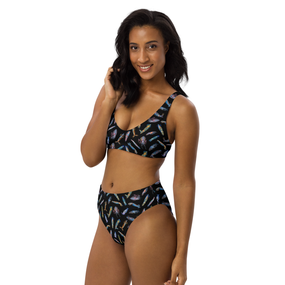 SQUID PARTY HIGH-WAISTED BIKINI