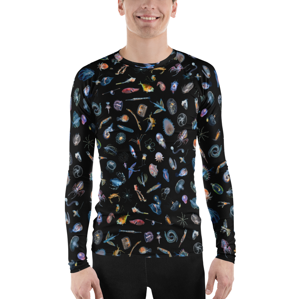PLANKTONIC SOUP MEN'S RASH GUARD