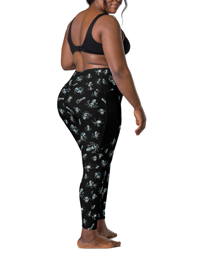 SHARPEAR ENOPE SQUID RECYCLED LEGGINGS W/POCKETS