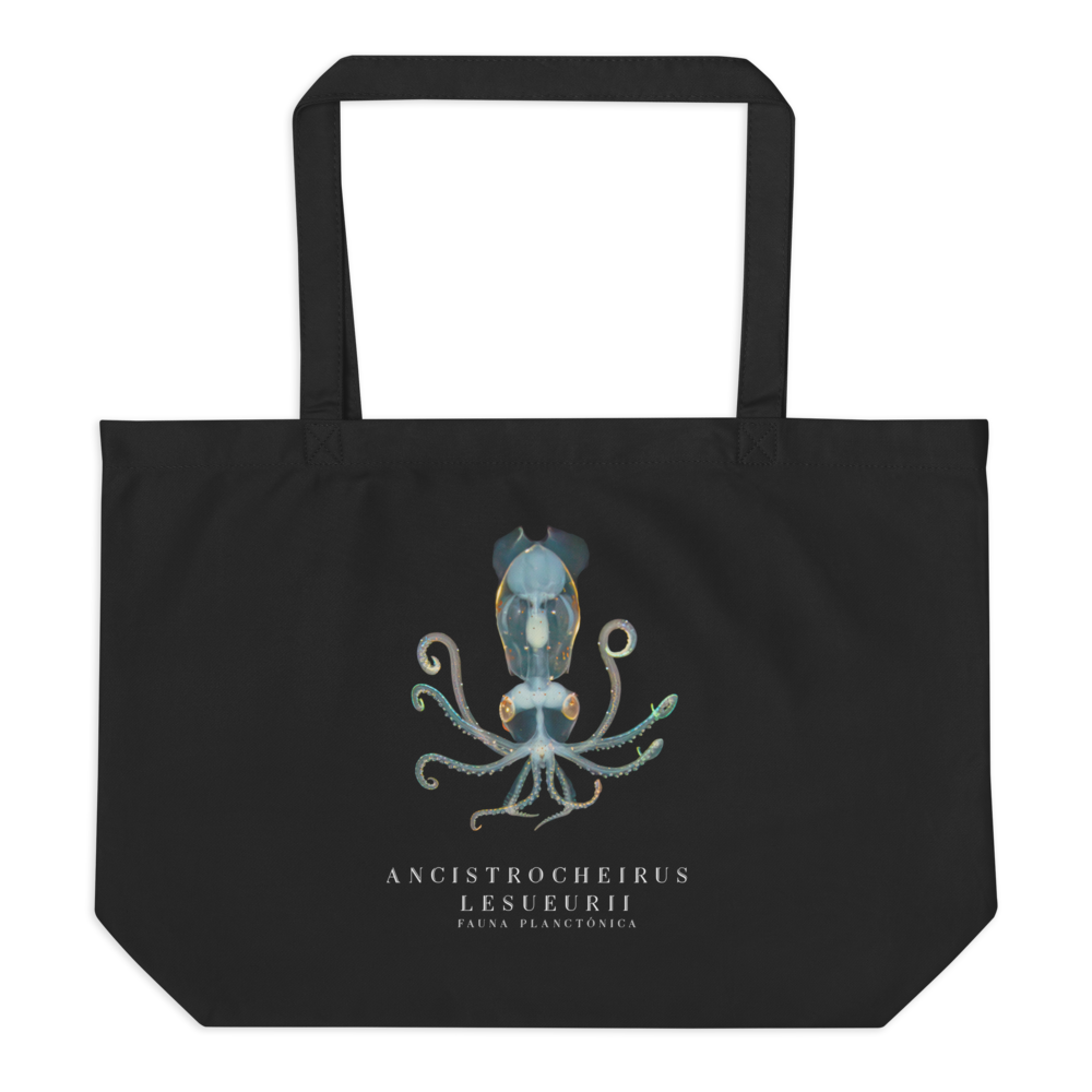 SHARPEAR ENOPE SQUID & DIAMOND SQUID ORGANIC COTTON TOTE bag