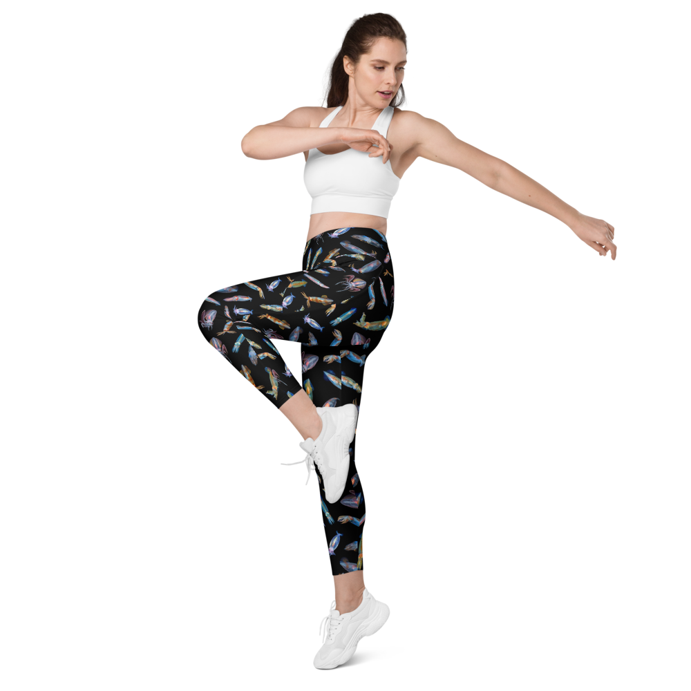 SQUID PARTY RECYCLED LEGGINGS W/POCKETS