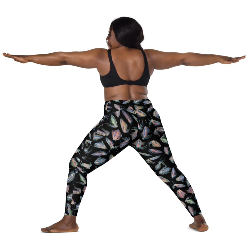 DIAMOND SQUID RECYCLED LEGGINGS W/POCKETS