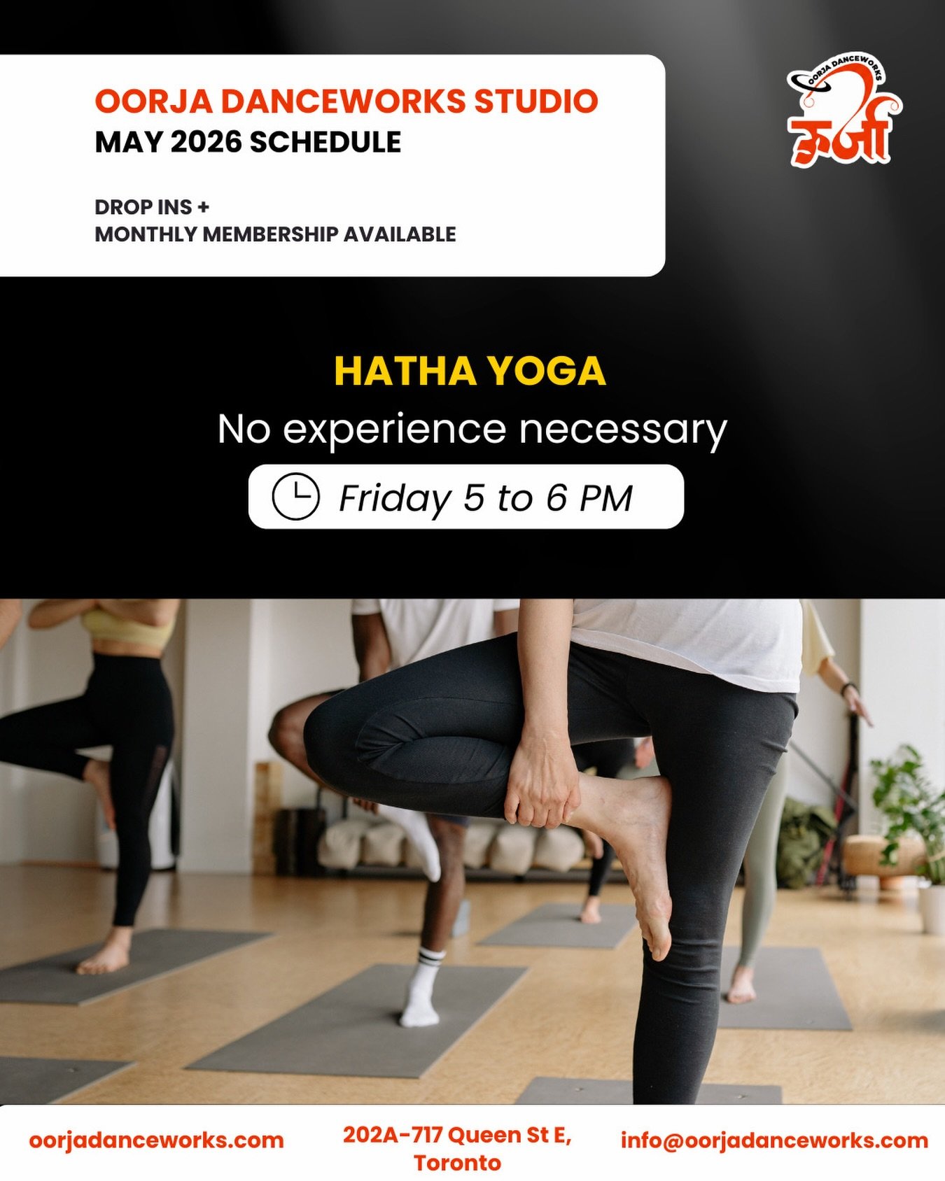 Before the weekend begins, give yourself an hour. 🌿
Hatha Yoga every Friday at 5 PM - a gentle, grounding practice open to all levels, right in the heart of Toronto&rsquo;s East End. 
No prior experience needed &bull; just bring your mats and join t