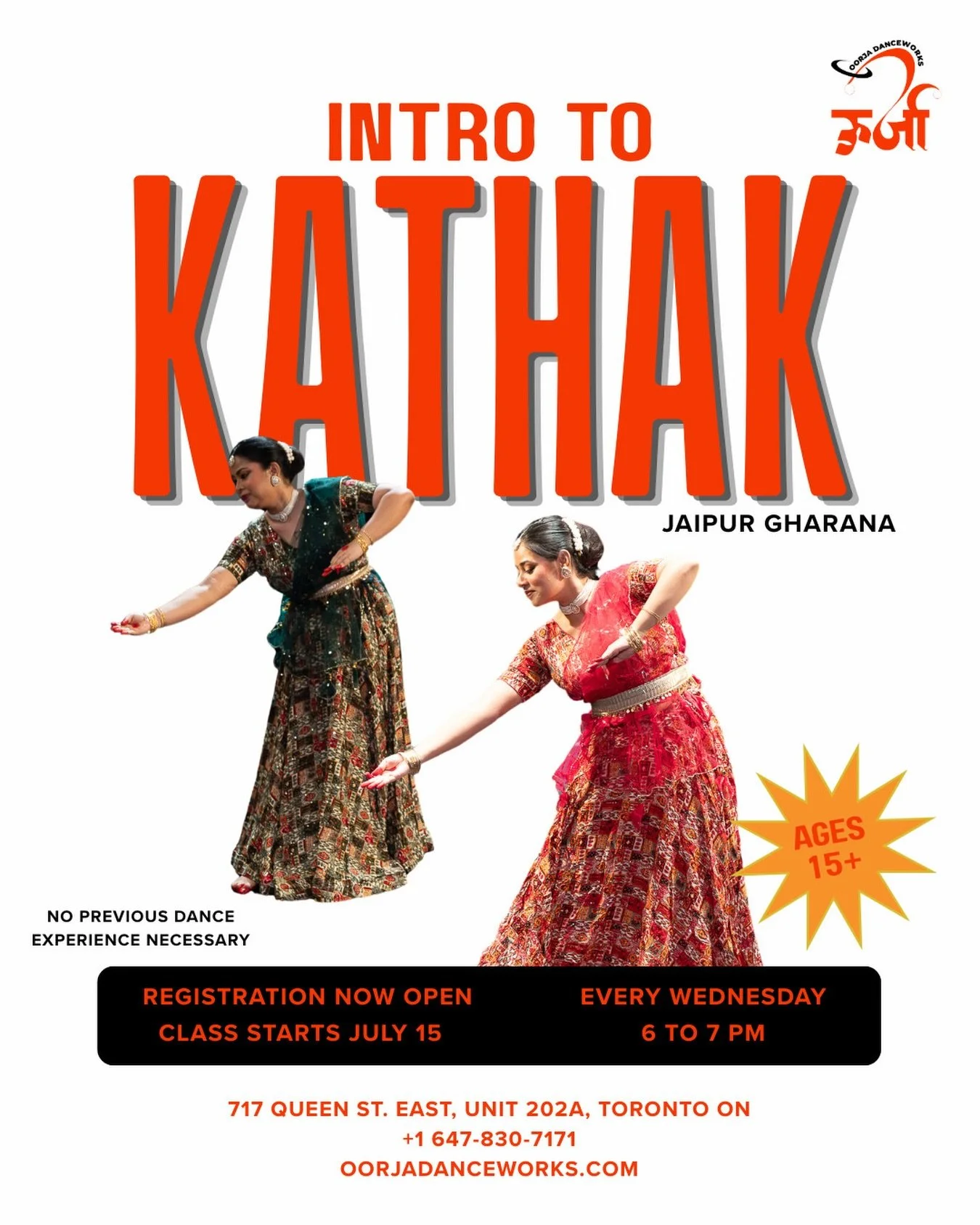 Your journey into Kathak starts here🪷 

Intro to Kathak (Jaipur Gharana) classes are now open for registration - no experience needed, just a love for classical arts. 

🗓️Every Wednesday, 6&ndash;7 PM starting July 15 

📍717 Queen St E, Unit 202A,