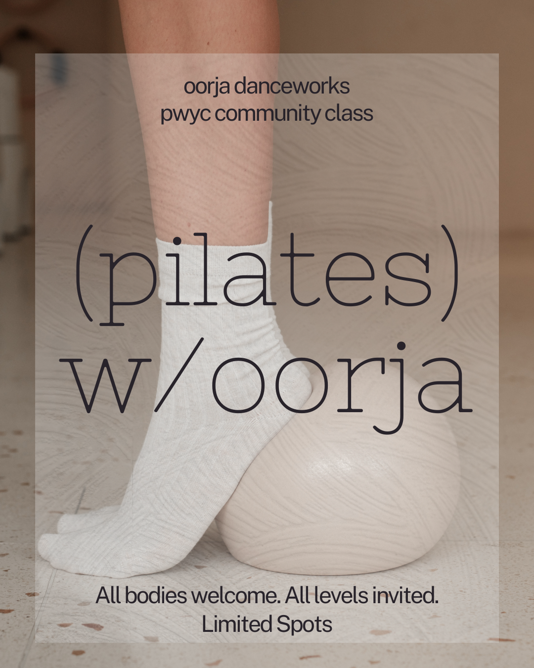 PWYC Community Pilates Classes