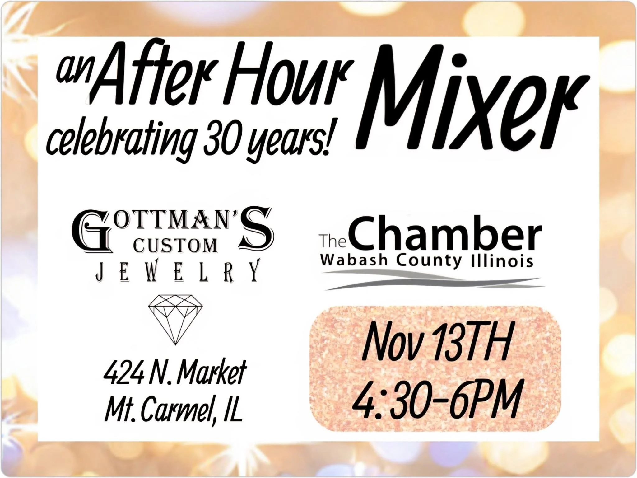Gottman’s Jewelry After Hour Mixer &amp; 30th Year Celebration