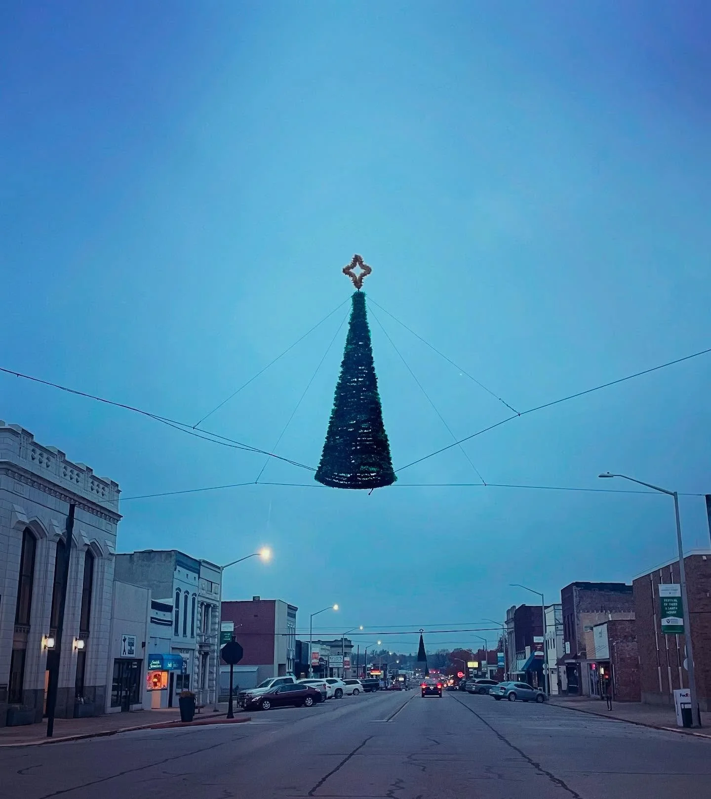 Yesterday on Market Street!! 🌲🌲🌲 #itsalmosttime