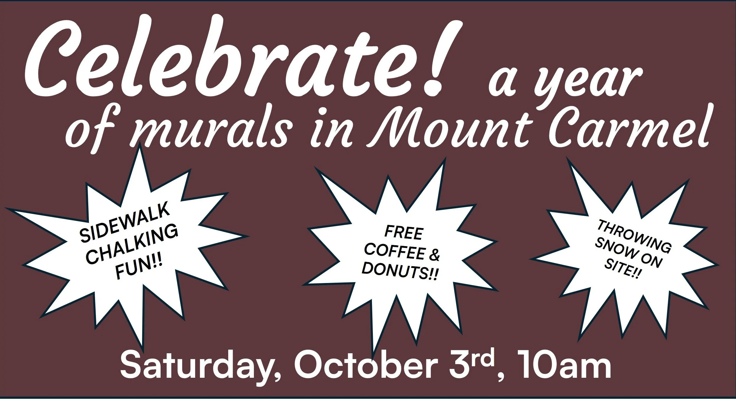 Celebrate! A Year of Murals in Mount Carmel