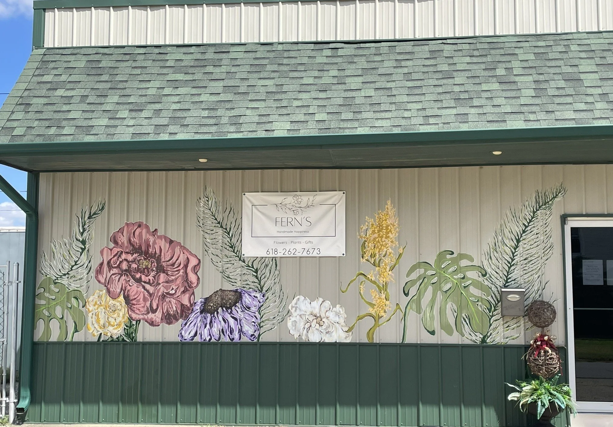 The Fern’s Botanical Mural