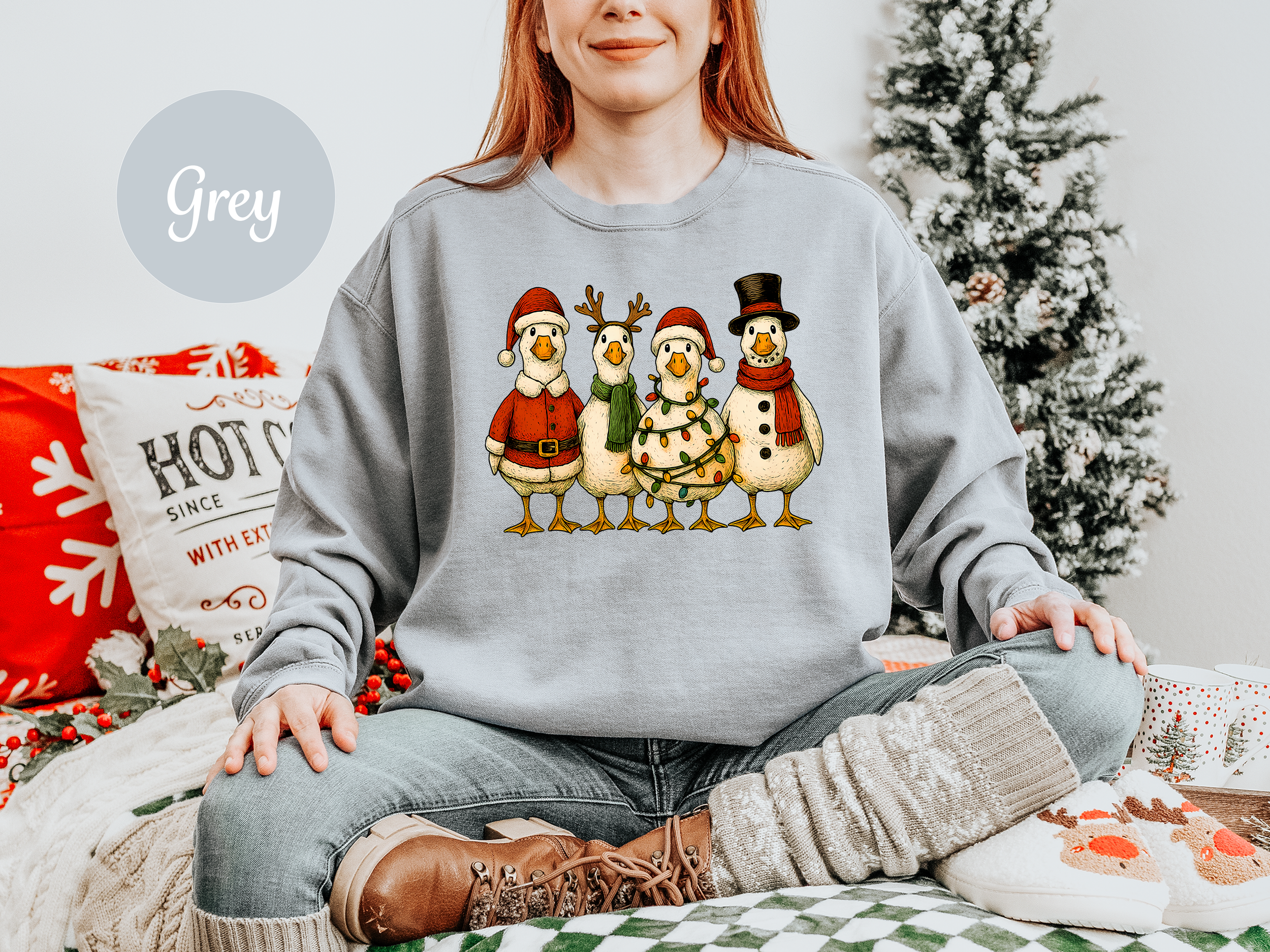 Festive Goose on the Loose