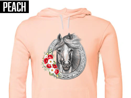 Horseshoe Florals Hoodie