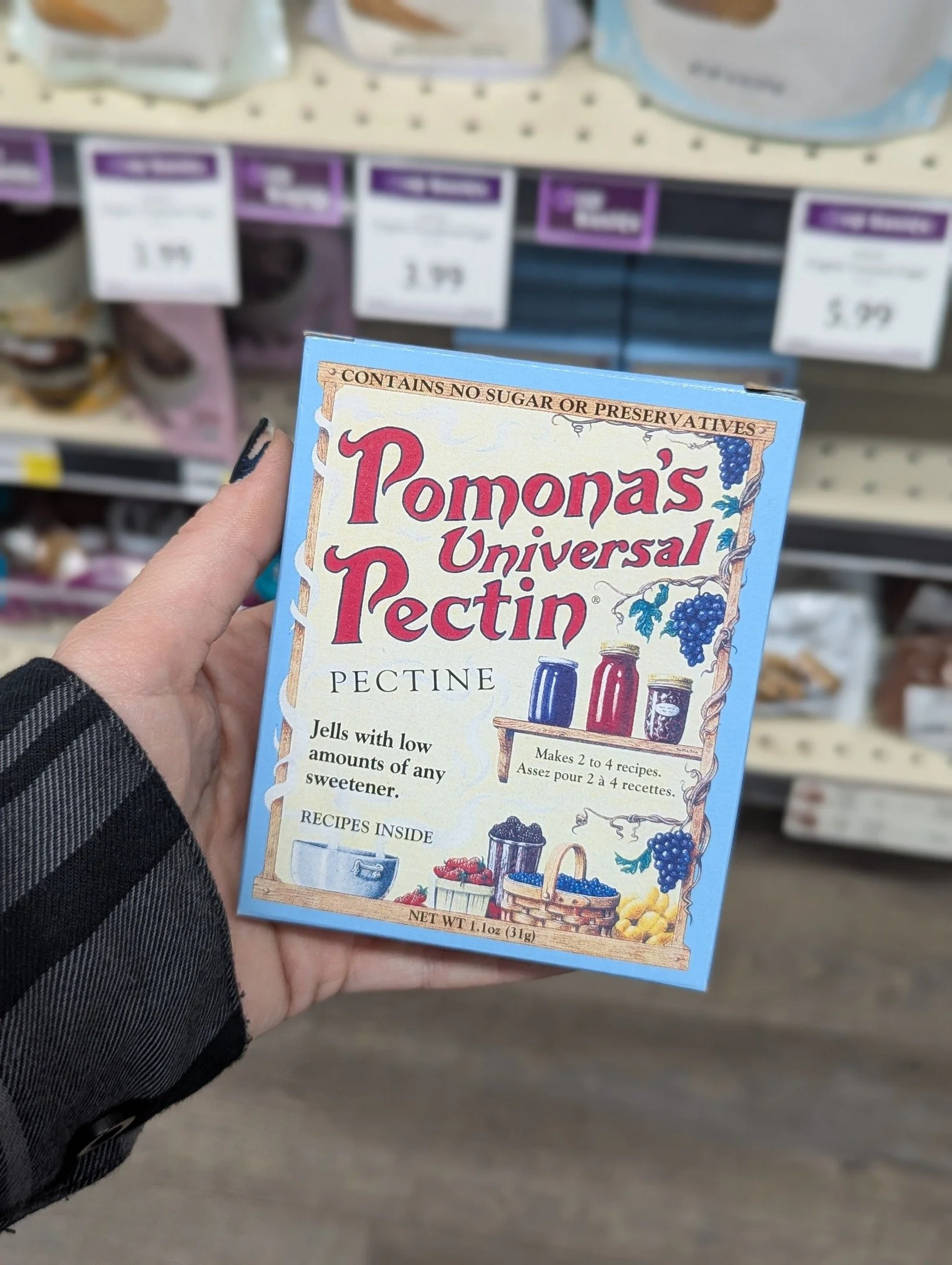 We're a little late to the game on canning-related products, but we do have Pectin in stock now!
⭐Pomonas's Universal Pectin contains no sugar or preservatives.

#Potsdam_Food_Coop #Pectin #Canning #shop_at_the_coop #In_Stock