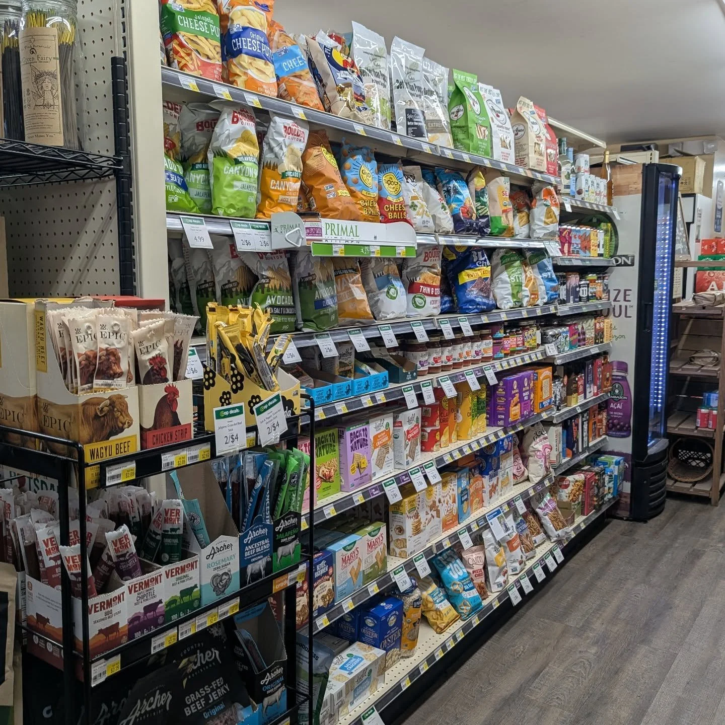 Whether you're grabbing a snack for yourself or for your next gathering, we've got a plethora of options for you (as many as we can fit anyway!). ❤️✨

Shopping at &amp; supporting the co-op is the only way to ensure our expansion is a success! More s