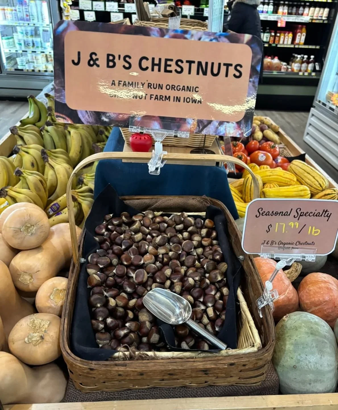 We've sold so many chestnuts this season! 
✨ Tell us: What is your favorite way to eat Chestnuts? 🌰 By themselves, or in a recipe?

#potsdam_food_coop #chestnuts #seasonal #organic