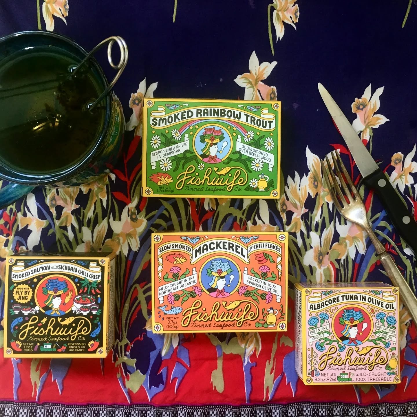 Fishwife Tuna takes canned fish to the next level.

Sustainably caught and packed with bold, artisanal flavors like spicy paprika or zesty lemon. With sleek, colorful packaging and a focus on ethical sourcing, it&rsquo;s a premium pantry staple that&