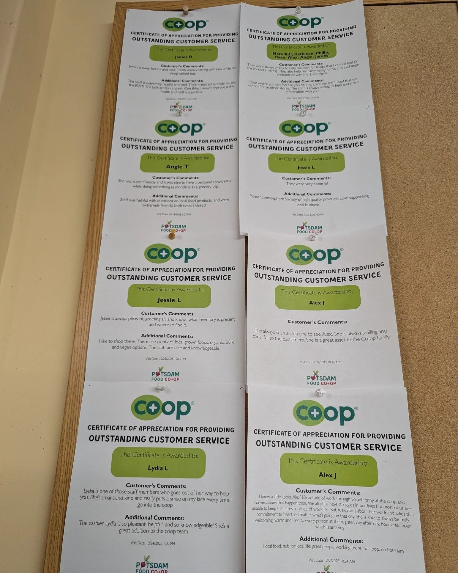 THANK YOU to those who have been sending in shout-outs for our awesome staff! 😍
📃If your receipt auto prints at the register, you've been given a code to our Survey! Scan it within 3 days and complete the questionnaire for a $5 off $25+ coupon code