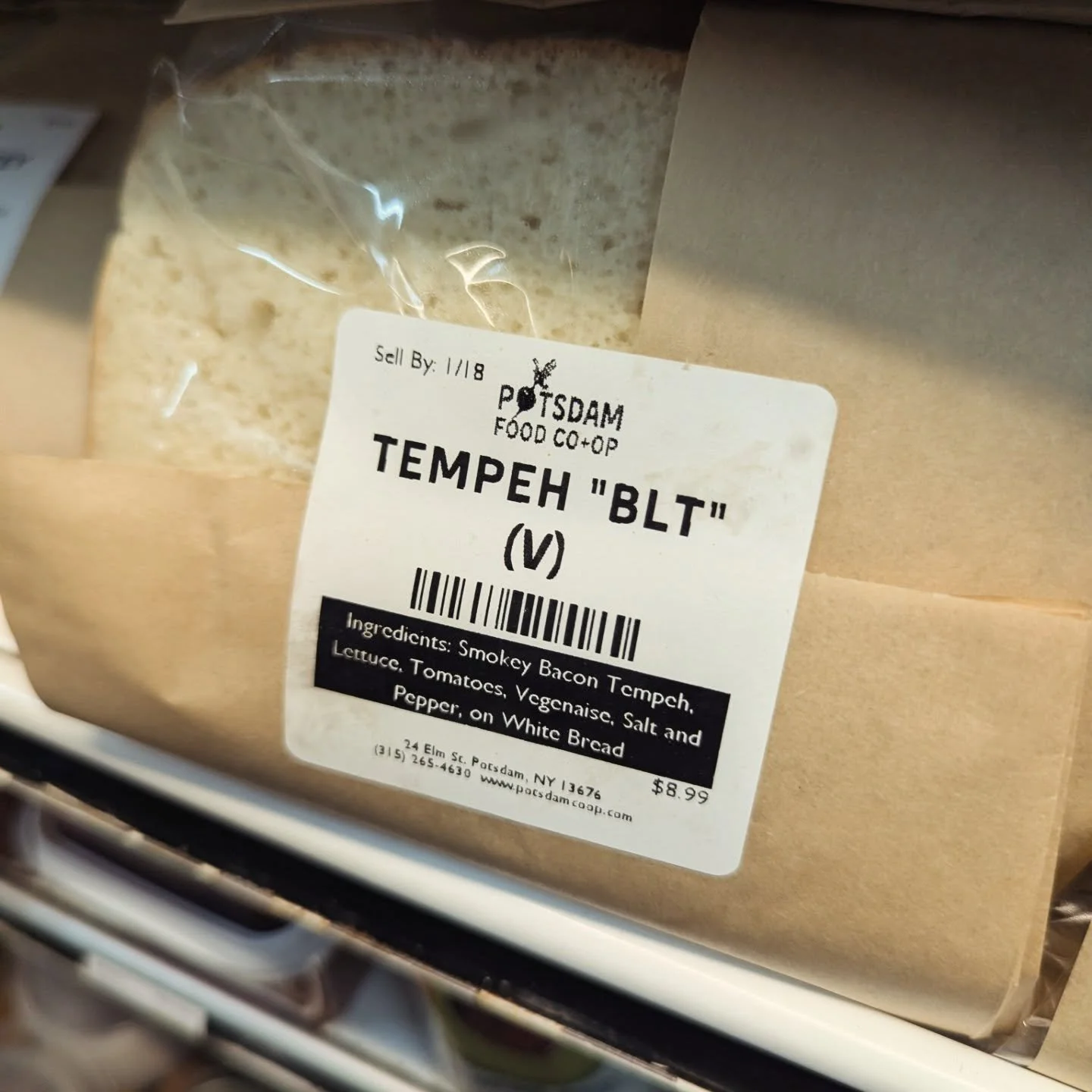 Come check out what's available in the deli case today ✨

Soup 🍲 
- Tomato smokey tofu
- Cream of potato and broccol

In the Warmer 🔥 
- Jessey's Mac &amp; Cheese Empanadas 
- A Friendly Bread Sourdough grilled cheeses

Locally Made 🏠 
- Happy Eea