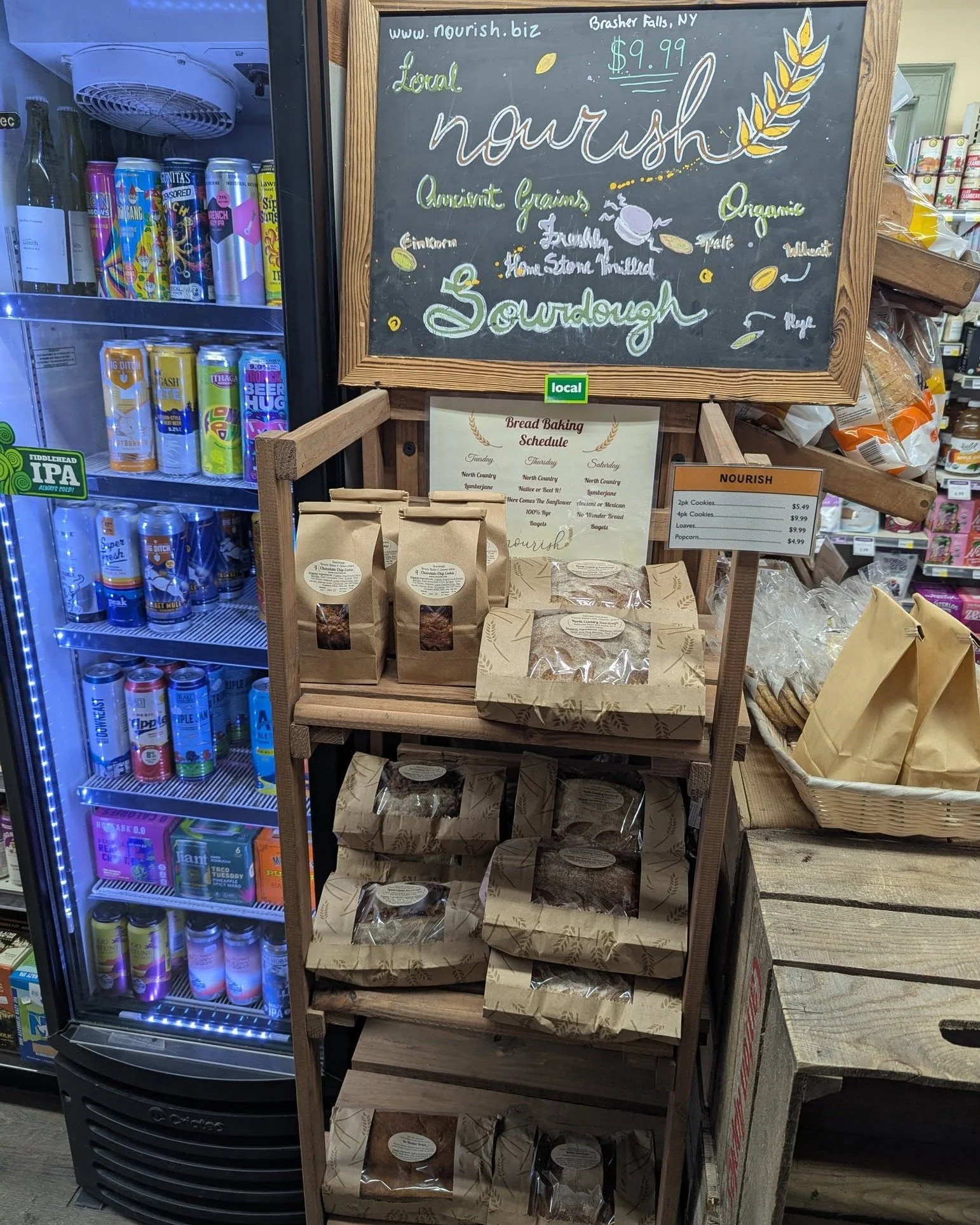 😍 Freshly Delivered &amp; Locally Made!😍
Come grab your favorite locally made Nourish bread, freshly delivered today!!

#Potsdam_Food_Coop #Nourish #Sourdough #Fresh_Delivery