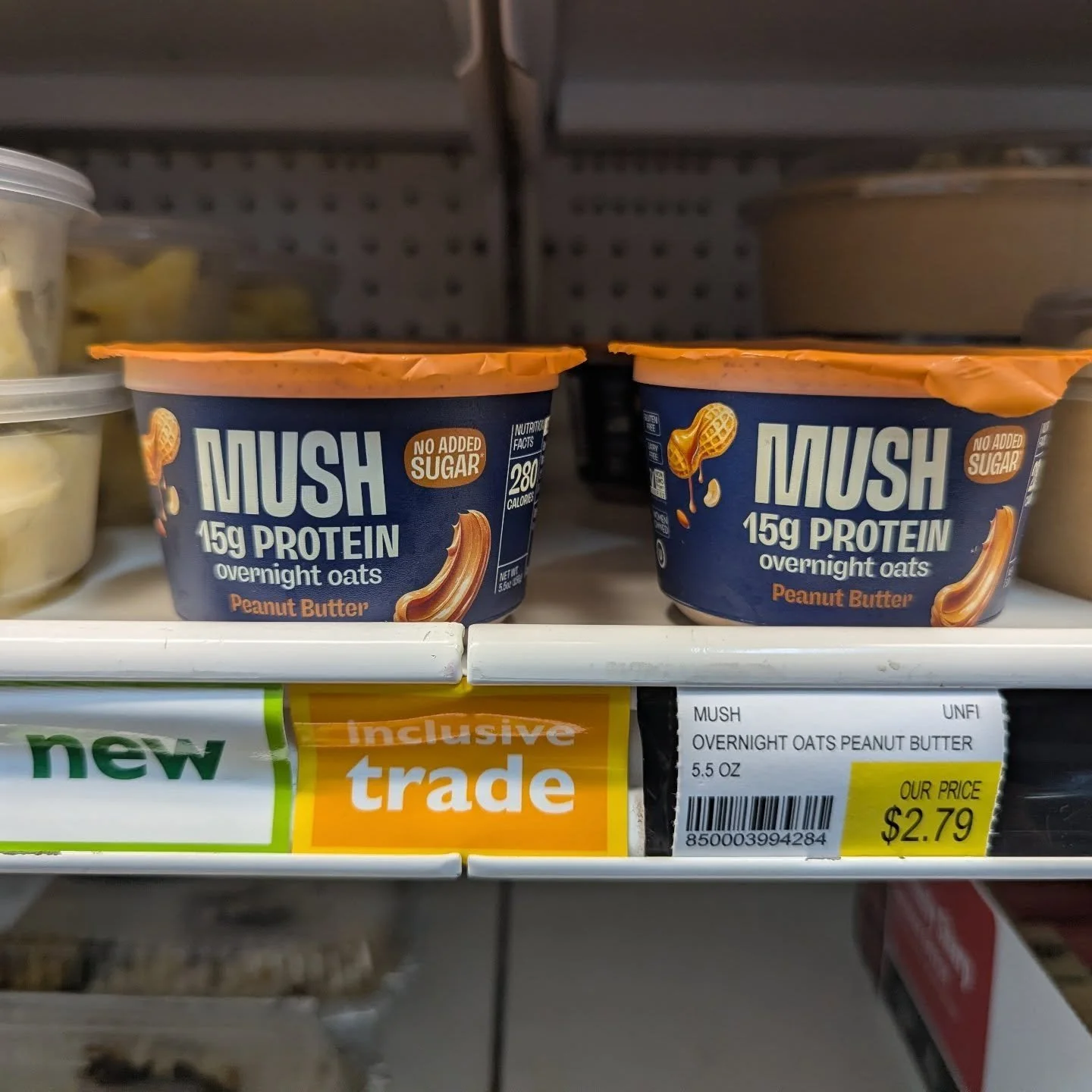 Try this 😍
Mush overnight oats have 15g of protein! 

✨Only available for a limited time, unless it's requested to continue! If you want to see more grab &amp; go overnight oat options, let us know! Just message us ⚡

#potsdam_food_coop #overnight_o