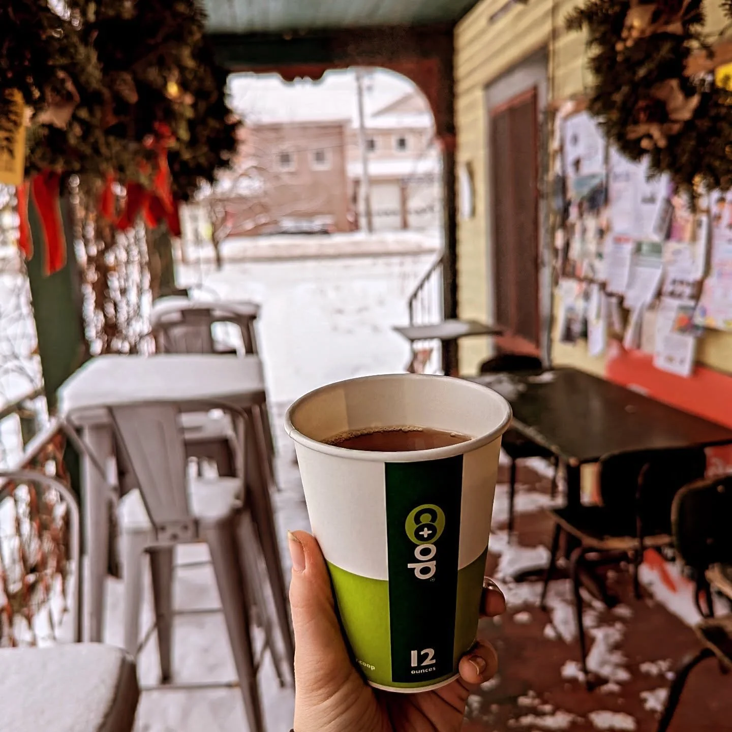 We're brewing up a fresh batch of hot mulled cider right now 🤩🤩 🍎 made with local Canton Apples cider! 

#potsdam_food_coop #mulled_cider #apple_cider #hot_cider #spiced_cider