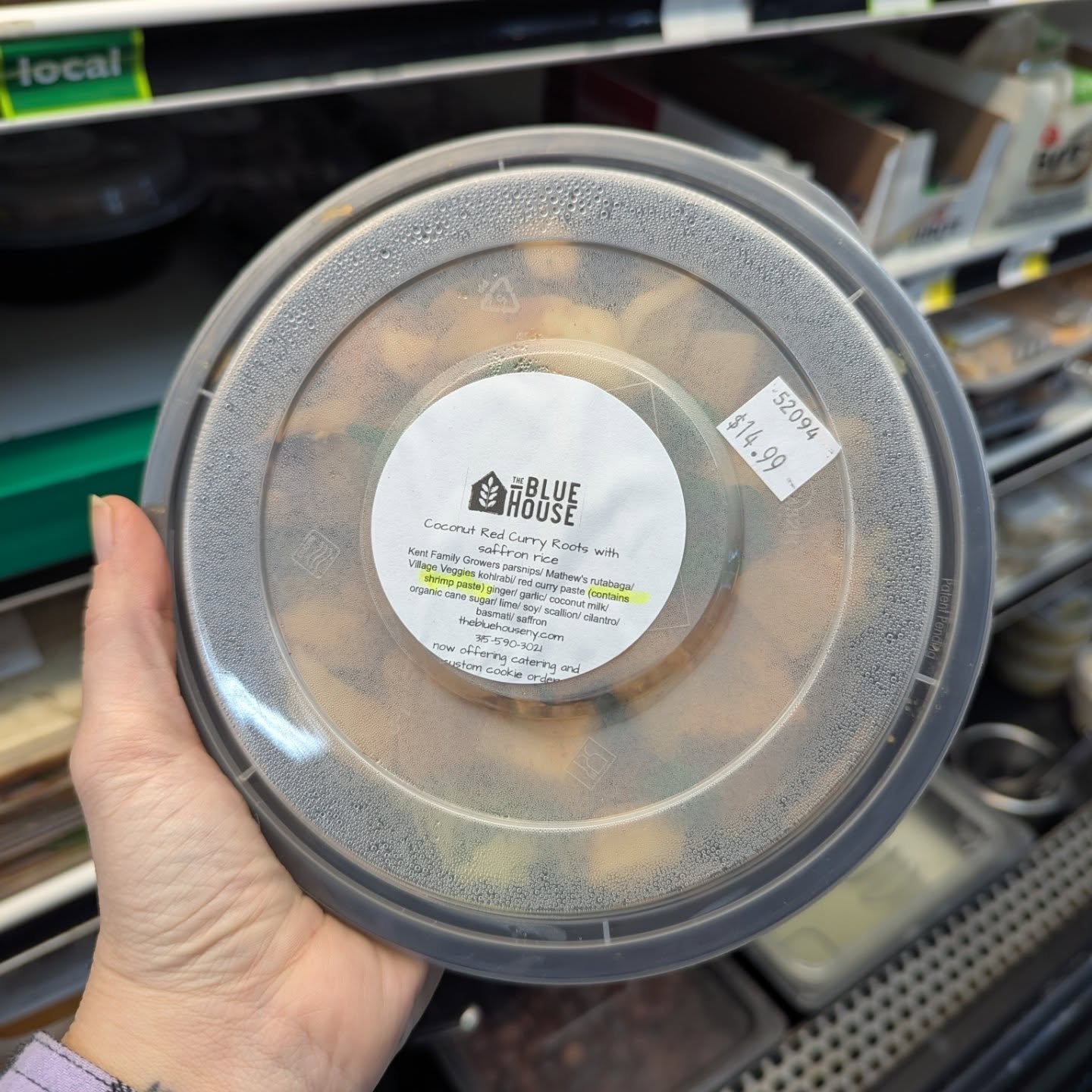 Support Local Businesses! 
🏠@thebluehouseny sushi, Coconut red curry roots with saffron rice, and Wood-Fired mushroom pizza 
🥗 Happy Eeats Salads in West Coast, Caesar, and winter. 

#potsdam_food_coop #support_local_business #shop_small_business #