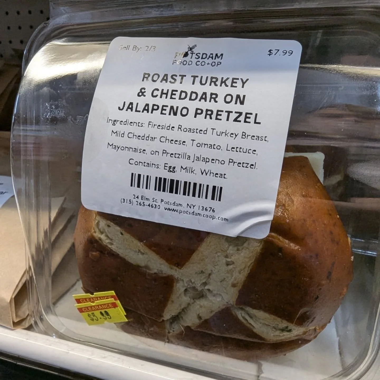 Reduced price deli offerings are in abundance! Becky has been filling the case with so many goodies. 

You asked for whole wheat deli offerings? We currently have wheat wraps available! 🌾 

#deli #potsdam_food_coop #sandwiches #wraps
