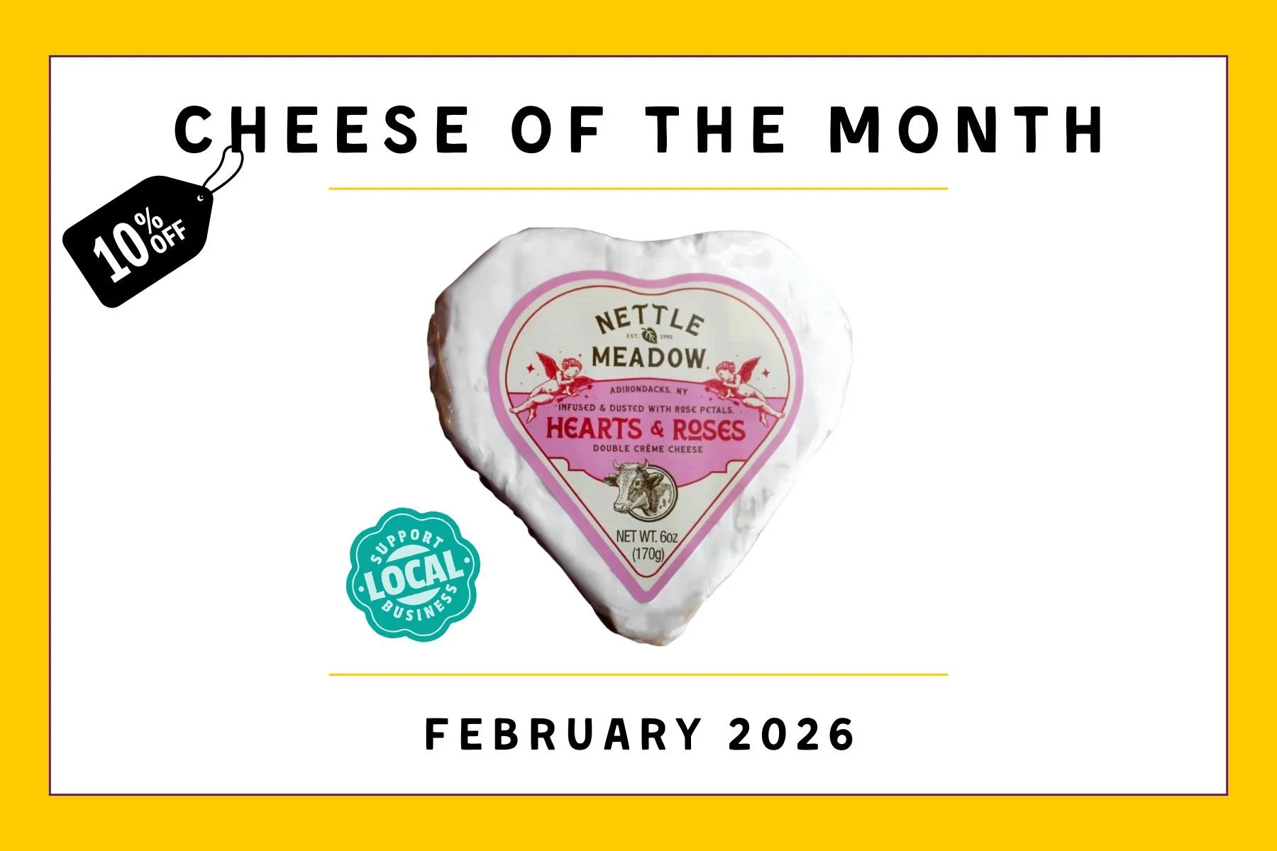 February Cheese of the Month Sampling