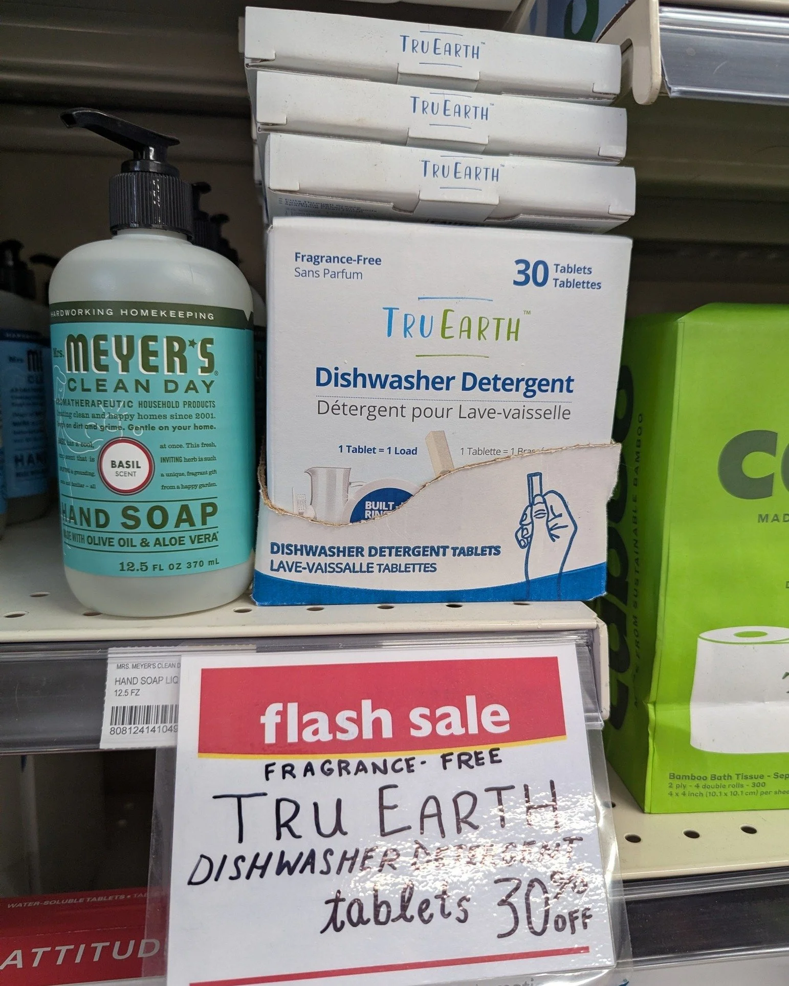 Tru-Earth Dishwasher Tablets are 30% off!

#Potsdam_Food_Coop #On_Sale #Fragrance_Free #Dishwasher_Detergent