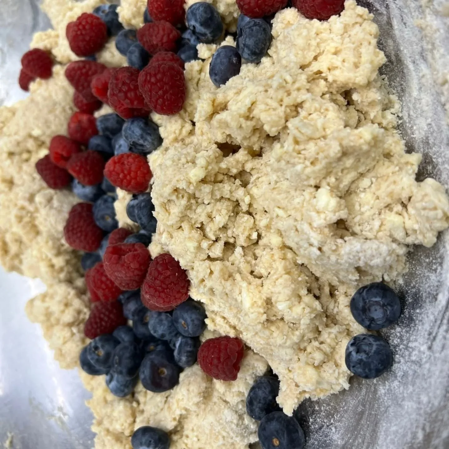 Did you know that scones are made in house?! Yesterday's mixed berry scones were a hit 🤩 there might be one or two left 👀 

Today's Scones are Cheddar Cheese! 

#potsdam_food_coop #scones #made_in_house