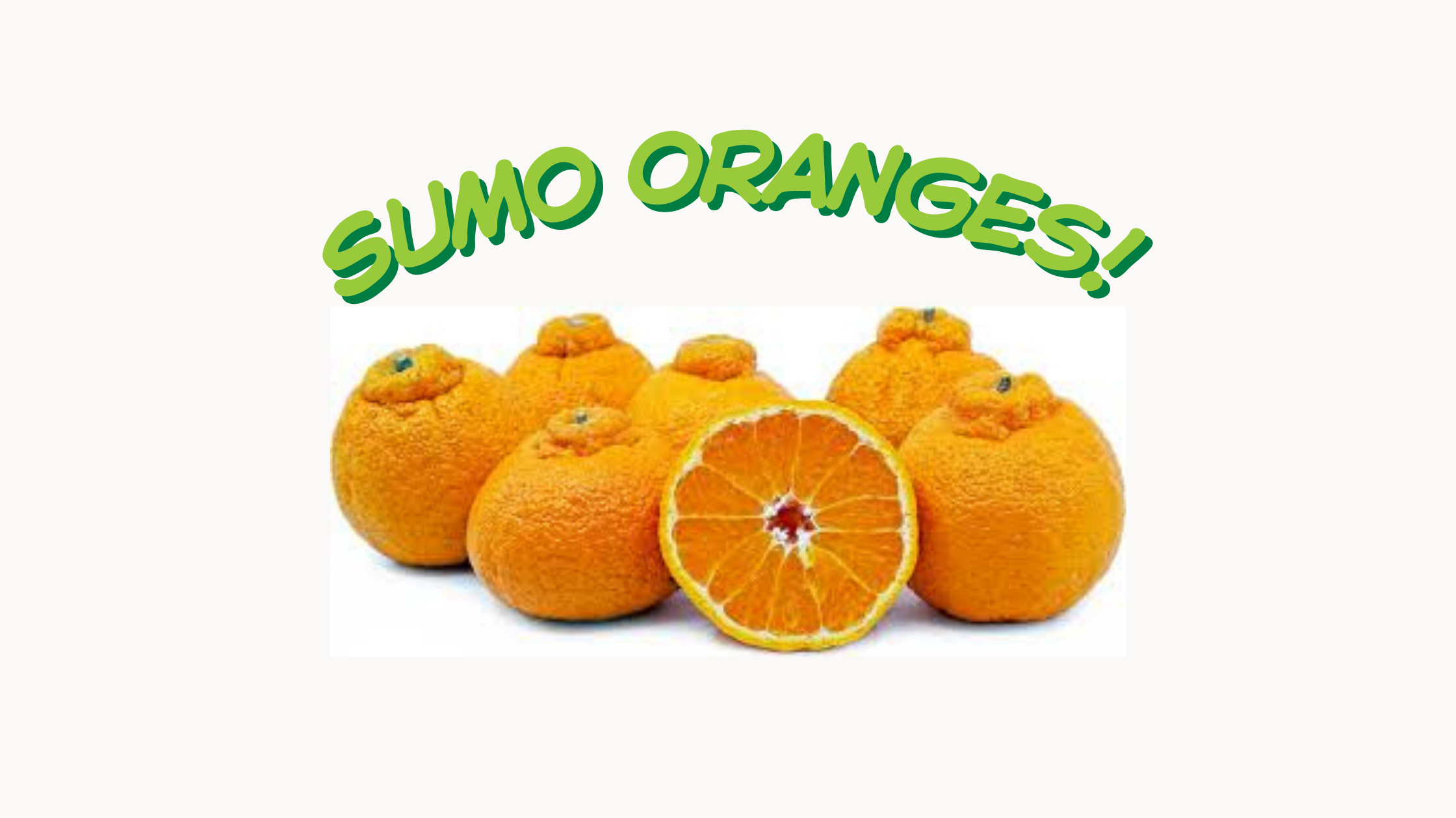 Seasonal Produce Feature: Sumo Oranges