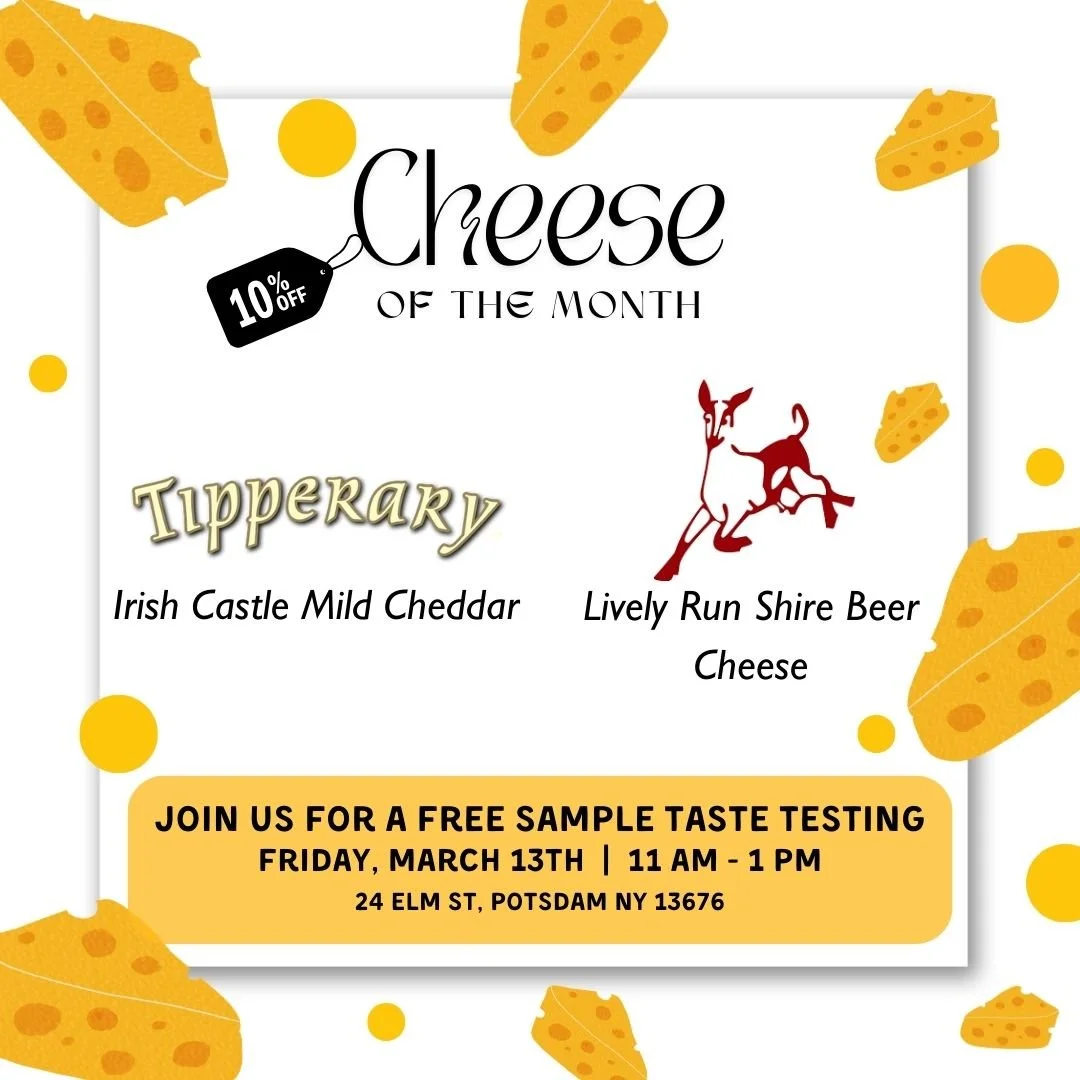 March Cheese of the Month Sampling