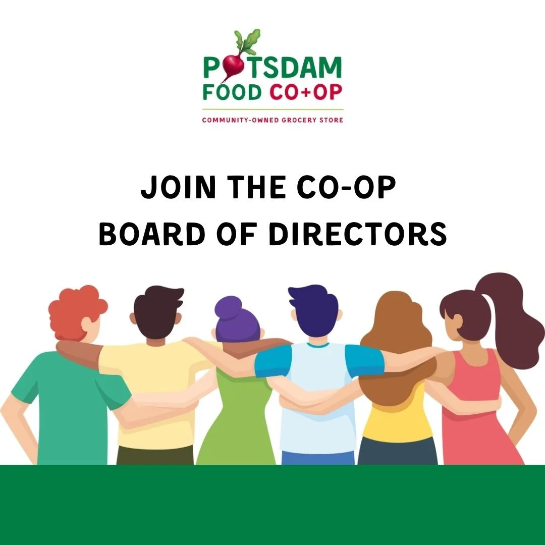 Join the Potsdam Food Co-op Board of Directors!
