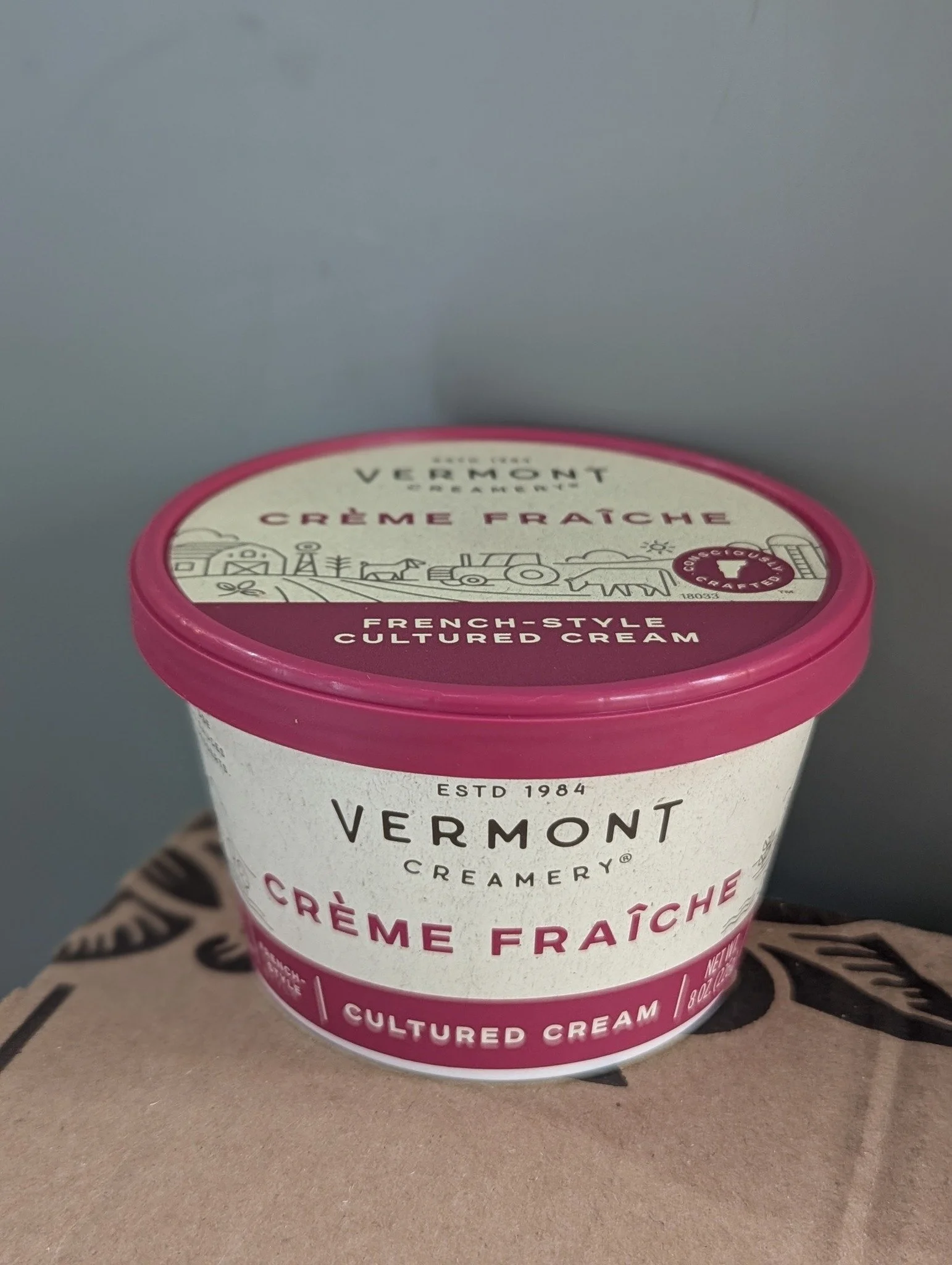 You asked for it, and now it's available at the co-op!

🥛 Creme Fraiche from Vermont Creamery is a decadent, French-style cultured cream with a thick, creamy texture and a slightly tart, nutty flavor. Contains 42% butterfat, is gluten free, and B Ce