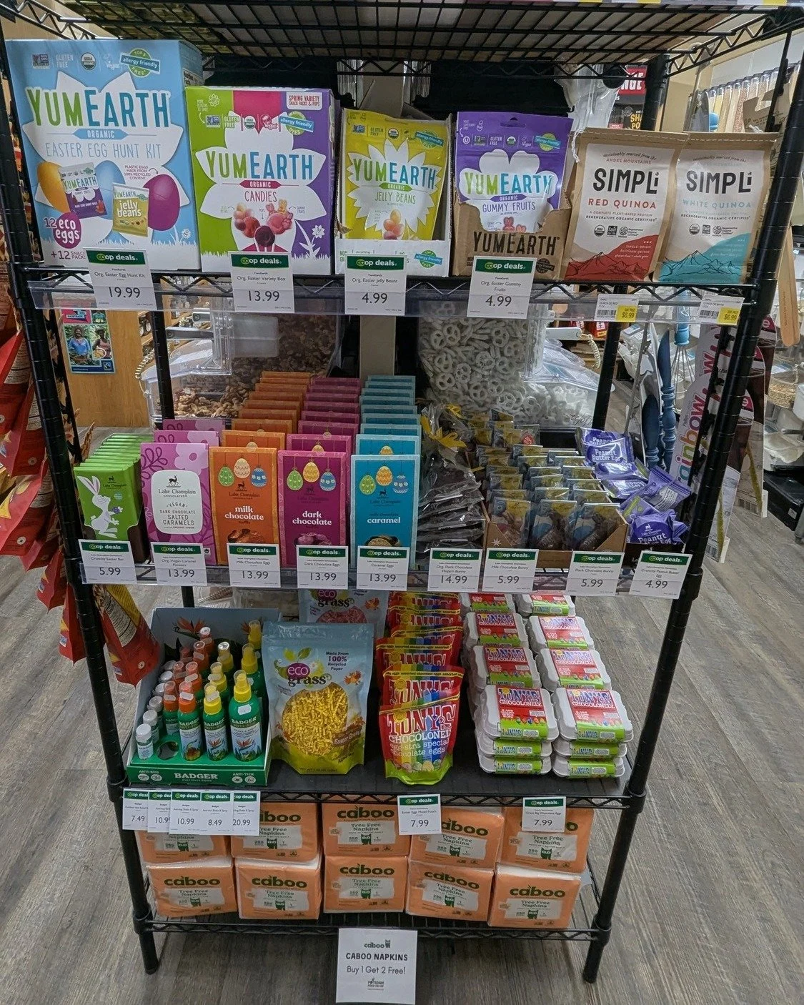 No occasion needed to enjoy seasonal candy varieties!! Grab them on Co+op Deals before the sale expires!

#Potsdam_Food_Coop #Seasonal_Candy #Chocolate_Eggs @tonyschocolonely_us @yumearth @lcchocolates